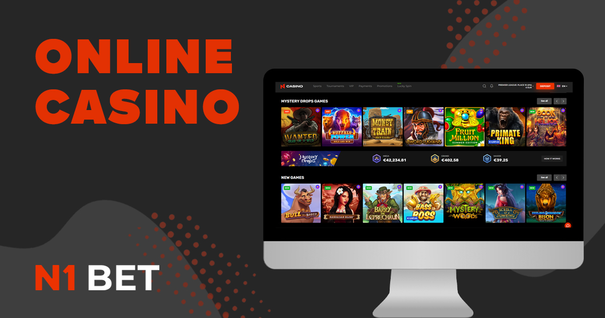 N1Bet gambling includes slots, many table games, bingo, drops & wins, and many others