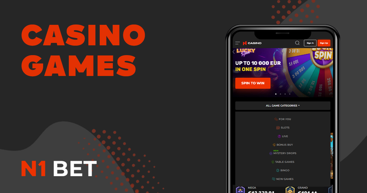 N1Bet provides great opportunities for casino fans, here you can find absolutely all popular games and the newest abilities in this gambling sphere